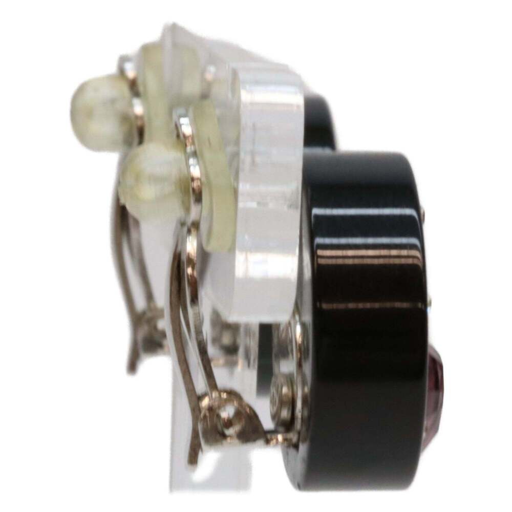 CHANEL Black Logo Earrings - Picture 4 of 5